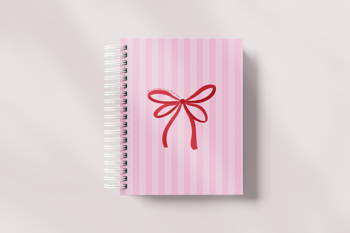 Agenda Con Fecha 2027 Completa | Diseño Lazo a Rayas