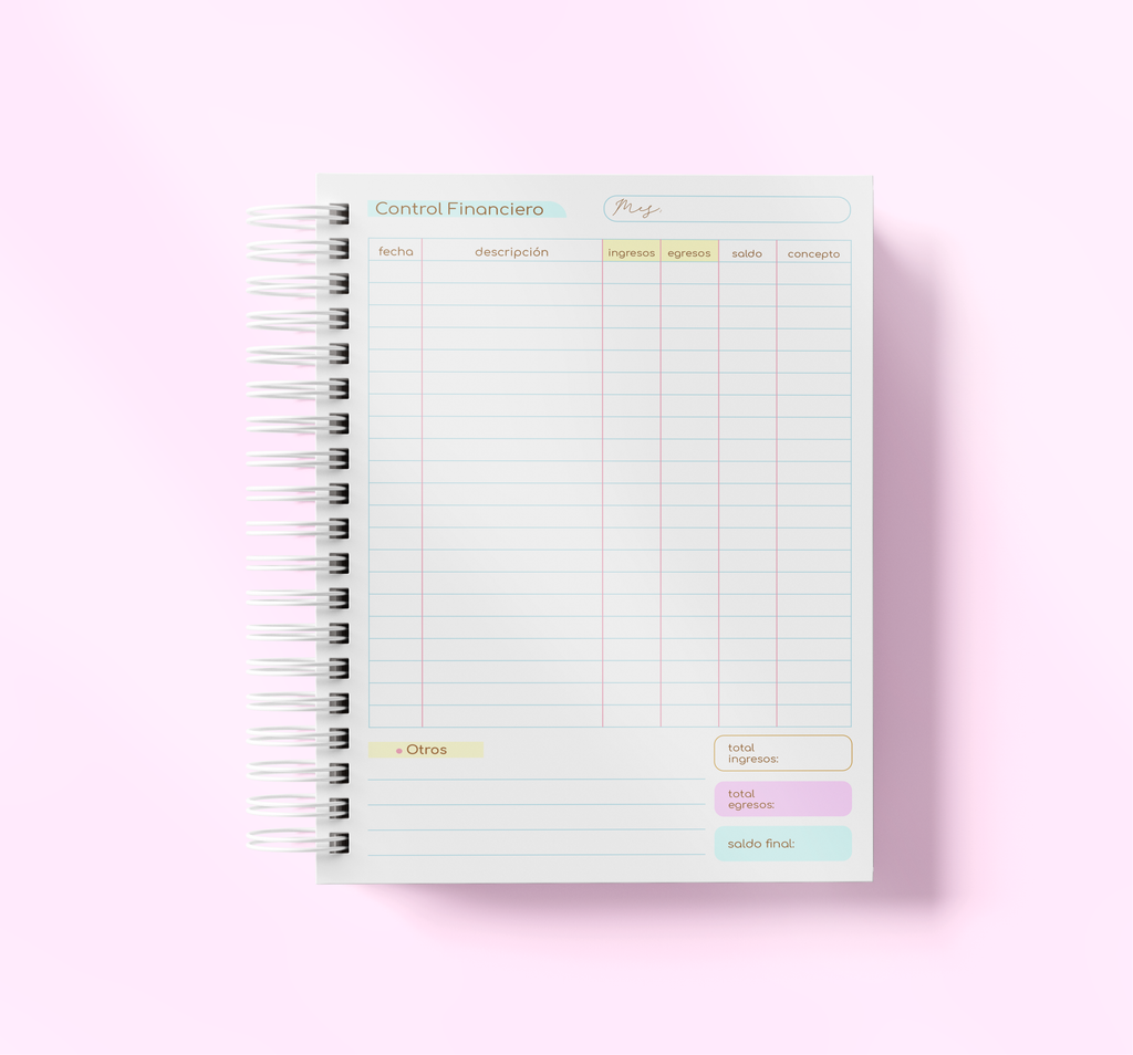 Agenda Sin Fecha Completa | Diseño Sellos