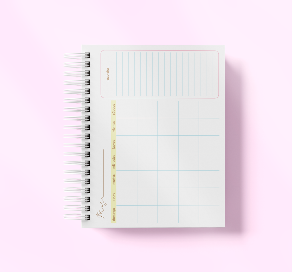 Agenda Sin Fecha Completa | Diseño Sellos