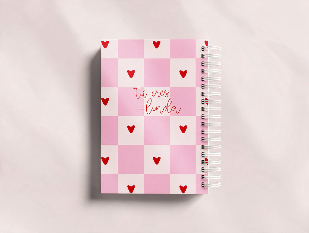 Agenda Con Fecha 2027 Completa | Diseño Corazones