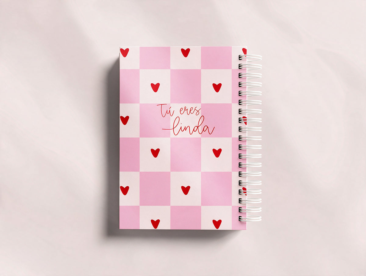 Agenda Con Fecha 2027 Completa | Diseño Corazones