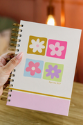 Agenda Con Fecha 2027 Completa | Diseño Flores Retro